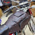 Motorcycle Fuel Tank Organizer Cover In Leather Stuff With Premium Quality For Bike (CG 125). 
