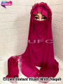 Crown Ready to Wear Hijab With Niqab Princess Hijab. 
