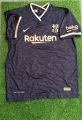 FC Barcelona 2020 2021 Black Gold Barca Shirt Retro Barca Messi Jersey. 