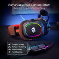 Redragon H510 Zeus-X RGB Wired Gaming Headset - 7.1 Surround Sound - 53MM Audio Drivers in Memory Foam Ear Pads w/Durable Fabric Cover- Multi Platforms Headphone - USB Powered for PC/PS4/NS. 