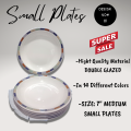 Plates- 7" Inch/ Small Size Curry Plates/ Pack of 6/8 / Melamine/ Dinner Set Loze Plates. 