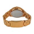 Fossil Gold Steel Bracelet Blue Dial Chronograph Watch for Women- AM4566. 