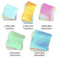 50 Sheets Multi-size Mixed Shining Color Handmade Material Glittering Origami Paper Scrapbooking Decoration DIY Accessories Square Folding Papers. 