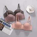 Smooth Half Cup Wired Pushup Bra. 