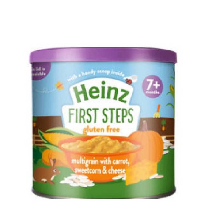 Heinz First Steps Multigrain With Carrot, Sweetcorn & Cheese  ( UK MADE )