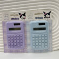RHS Online Sanrio Kuromi Mini Portable Calculator Cute 8 Digits Button Battery Powered Student Calculators Macaron color. 