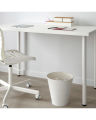 IKEA Dust bin  Waste bin, White | Black. 