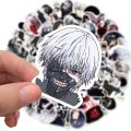 Tokyo Ghoul Anime Ken Hinami Rize Juuzou Renji Kotaro Kishou DIY Sticker Water Proof Decal Vinyl for Car Skateboard, Phone, Laptop, Luggage & Guitar – 50 Pieces. 