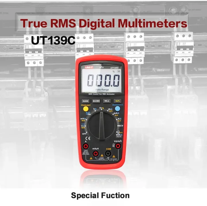 UNI-T UT139C UNIT Digital Multimeter Auto Range True RMS Meter ...