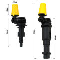 Turbo 360 Degree Jet Spray Nozzle for Karcher Pressure Washers K2 - K7 - Gimbaled Spin Turbo Lance Dirt Blaster - Replacement for Karcher Vario Power Jet Short 360 Nozzle VP180S. 