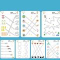 Martin Hub Magical Tracing Workbook Set, Reusable Calligraphy Copybook, Practice Drawing Book for Kids, Pen Control Training Drawing Book, Handwriting Practice Copybook for Kids, Children Learning Toys (64pages). 