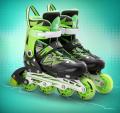 Adjustable Children Single Four-Wheel Roller Skates Skating Shoes. 