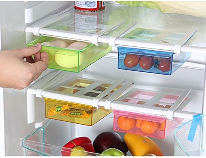 Plastic Multi Purpose Fridge Tray Drawer Organizer Storage Rack | Daraz.pk