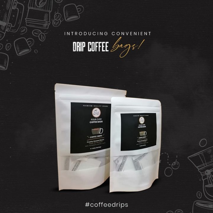 Coffee Bags (Pour Over Drip Filter Bags) Large Pack