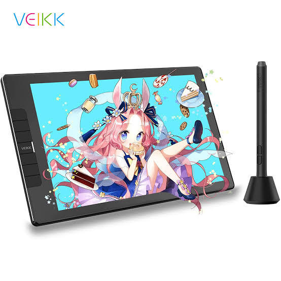 VEIKK%20VK1200%20V2%20Drawing%20Tablet%20with%20Screen%2011.6%20Inch%20Full-Laminated%20Graphic%20Monitor,%202%20Battery-Free%20Pens%20with%20Tilt%20Function,%20for%20Chrome/Mac/Win/Linux/Android%20(Must%20be%20Connected%20to%20a%20Computer%20to%20Work)%20-%20Image%203