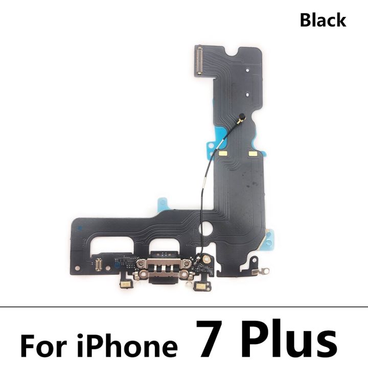Original New USB Charging Port Mic Microphone Dock Connector Board Flex Cable Repair Parts For Iphone 6 6S 7 8 Plus