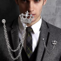 Classy Prince Royal Look Brooch For Men. 