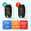 Children & Adults & Elderly Finger Pulse Clip Blood Oxygen Oximeter Heart Rate Monitor Oximeter SpO2 Small Portable Medical Health Care Daily Heartbeat Pulse Heart Rate & Blood Oxygen Monitor Plus Oximeters. 