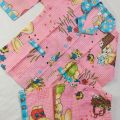 Kids Cotton Sleep Suit - Baby or Baba Night Dress (Shirt & Trouser Set). 