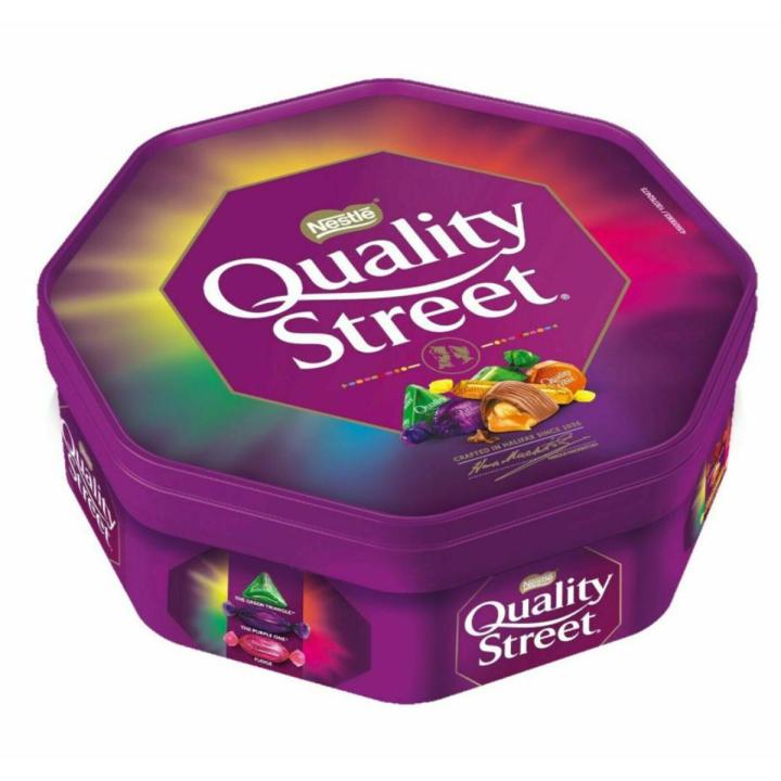 Quality Street Chocolates and Toffees Round Tub/Box  600g UK