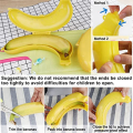 Cute Banana Storage Box Portable Banana Holder for Lunch Boxes, BPA-Free Fruit Container. 