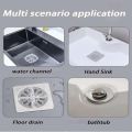 10 pcs Disposable Drain Cover Sticker |Drain Hair Catcher Mesh Stickers | Drain Cover for pest Control in Bathroom, Floor, Kitchen Sink |self Adhesive Drain Cover. 