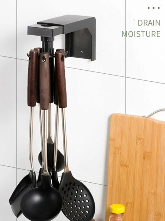 6%20Hooks%20Kitchen%20360%C2%B0%20Rotating%20Hook%20Storage%20Rack%20Rotating%20Cooking%20Utensils%20Holder%20Hanging%20Cabinet%20Kitchen%20Tool%20Towel%20Spoon%20Pan%20Pot%20Organizer%20-%20Image%203