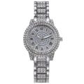 1pcs Casual All-star Quartz Watch Fashion Temperament Women Full Crystal Light Luxury Watch Women. 