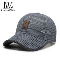 LouisWill Cap For Men Baseball Cap Summer Baseball Hat For Men Golf Short Brim Hat Thin Breathable Fashion Cap Sun Mesh Big Head Circumference Peaked Caps For Boys. 