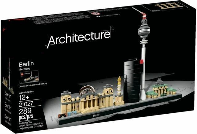 Lepin Architecture Berlin Skyscraper Building Blocks