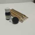 Openness - Arabic Calligraphy Set - 06 Reed Bamboo Qalams/Pens + 1 Black Ink 30ml + 01 5ml Ink Jar. 