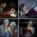 Book Light, USB Rechargeable Reading Light with Contact Sensor, Flexible Clip on Book Light for Reading in Bed. 