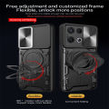 For Tecno Camon 20 CK6 CK6n Case Push Window Shockproof Armor Coque For Tecno Camon 20 Pro Premier 5G 4G Cover Ring Holder Etui. 