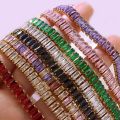 【beauty code】Kpop Vrouwen Tennis Luxe 2.5*5 Mm Multicolor Armbanden Voor Vrouwen Groothandel Verstelbare Sieraden DZH009. 