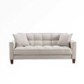 The Furniture Collection - Customize 2.5 Seater Extra Soft & Thick Loveseat Sofa Couch with 2 Pillows, Tufted Cushion  - Best For Relaxing. 