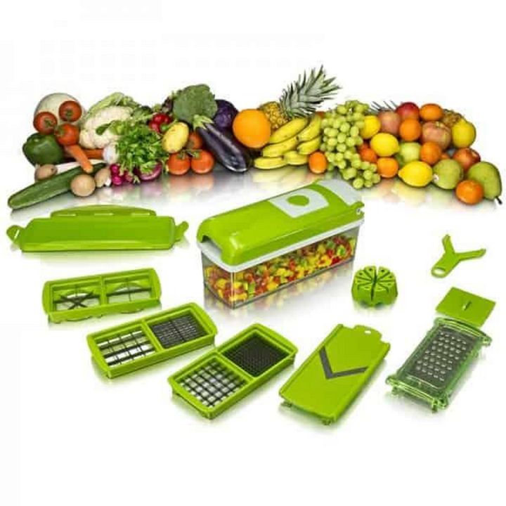 12 in 1 Nicer Dicer Plus speedy chopper Kitchen Vegetable Salad Fruit cutter All in One Daily use