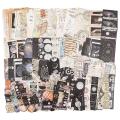 Vintage Scrapbook Supplies Pack (200 Pcs) for Art Journaling Junk Journal Planners DIY Paper Stickers (A). 