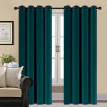 IMPORTED MALAI VELVET CURTAINS ( 2 CURTAIN SET ). 