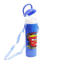 Kids Water Bottles with Straps, Reusable Water Bottle Printed Cartoon Characters Ben10, Barbie, Frozen Fever, Dora The Explorer, McQueen Car Leak-Proof Portable Sports, Outdoor, Indoor, School Supply Stationary, Students, Beach, Picnics, Family Girls, Boy. 