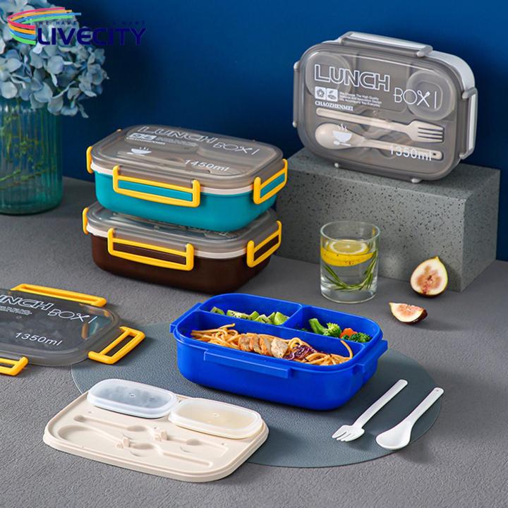 Portable Food Container Stackable Bento Box Lunch Container Dishwasher Safe Modern Design 2 Compartments for Southeast Asian Buyers Compartmented Lunch Box