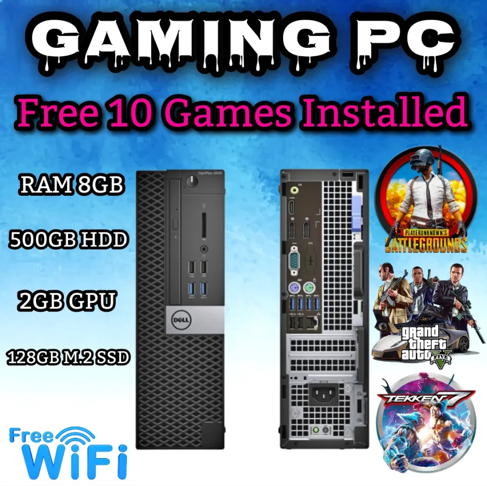 Dell Optiplex 5040 Gaming PC I5 6th Gen RAM 8GB GPU 2GB 128GB M