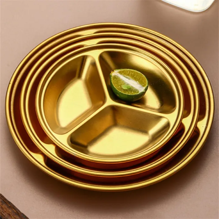 Stainless%20Steel%20Stainless%20Steel%20Circular%20Partition%20Plate%20%20Multigrid%20Multi%20Color%20Korean%20Barbecue%20Dipping%20Plate%20Thickened%20Golden%20Sauce%20Plate%20for%20Barbecue%20Parties%20Buffets%20Restaurants%20Home%20Cooking%20Snack%20-%20Image%207