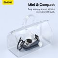 Baseus UK & EU conversion Plug Adapter, Universal Plug Travel Adapter, Portable High Quality and High-temperature Resistance Safety Converter. 