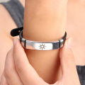 1/2Pcs Sun/Moon Couple Adjustable Silicone Bracelet Fashion Jewelry Gifts for Girls. 