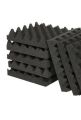 Acoustic Foam Panel 6 Sheet Set for Studio Soundproofing 30x15 cm, Greyish Black. 