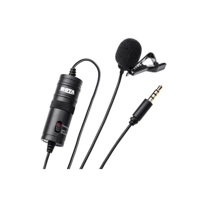 YTmic%20Boya%20mic%20Orignal%20Boya%20Bym1%20Omni%20directional%20Lavalier%20Condenser%20Microphone%20With%2020Ft%20Audio%20Cable%20(Black)%20-%20Image%203