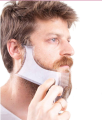 8 in 1 Beard Shaping Styling Tool with Inbuilt Comb for Perfect Line up Edging Men's. 