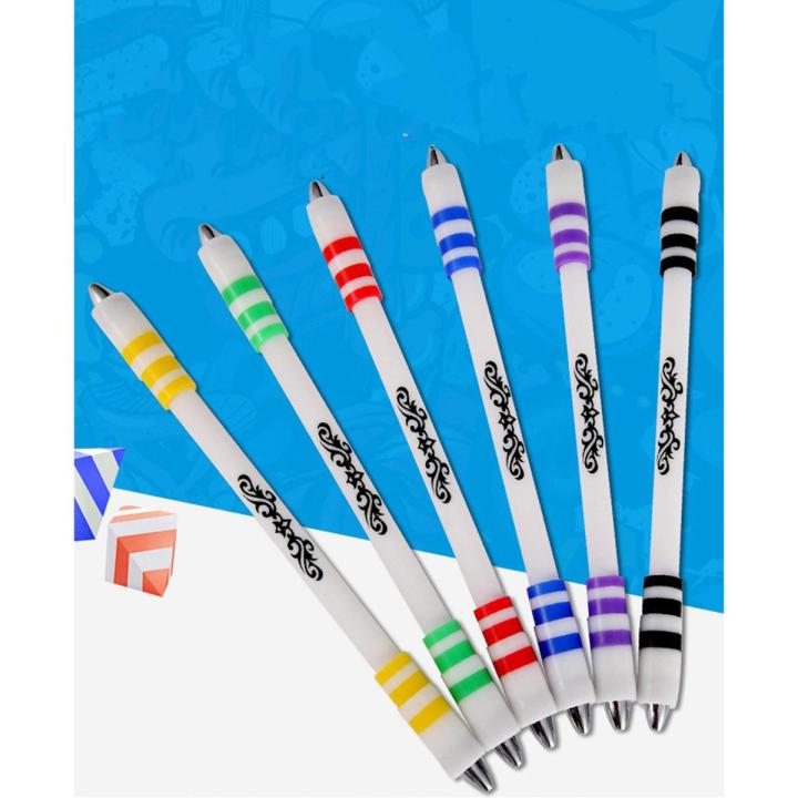 JOJOZ Stylish Grind Light Pen Fluorescent Pen Spinning Set(Can't Write)
