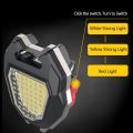Mini LED 1000 Lumens Work Light Portable Pocket light Keychains USB Rechargeable Small Light Corkscrew Waterproof Camping Lantern Magnet Design Fishing Lamp 6 Modes. 