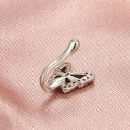 Crystal Butterfly Jewelry U-shaped Nose Ring -Diamond-studded Nose Clip -Non-hole Ear Bone Nose Clips Piercing Jewelry. 